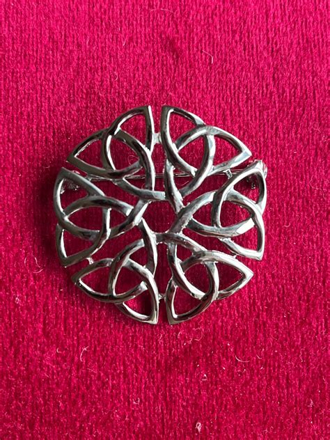 Art Pewter Broochscottish Broocheternal Interlace Traditional