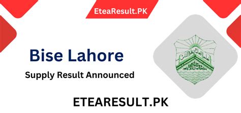 Bise Lahore Matric Supplementary Result 2023 Announced Link Out