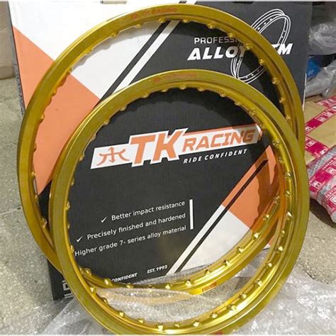 Jual Velg Tk Japan Super Bright Gold Hole Crf Klx Dtracker