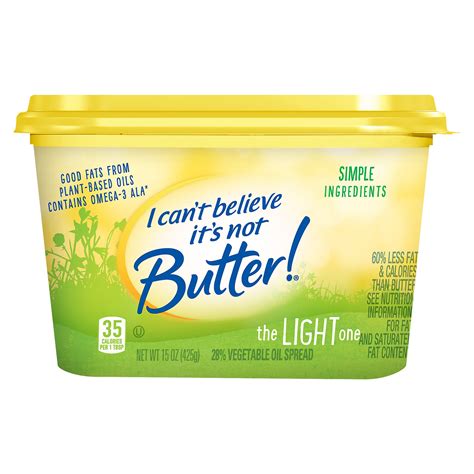 I Can T Believe It S Not Butter Light Spread Shop Butter Margarine