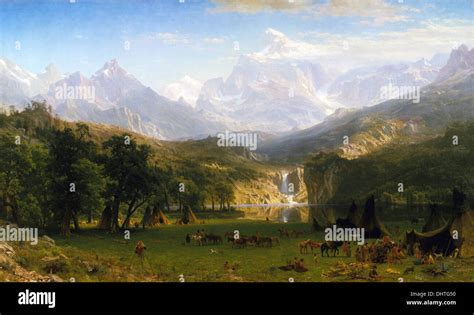 The Rocky Mountains Lander S Peak By Albert Bierstadt Hudson