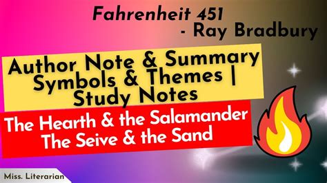 Fahrenheit 451 By Ray Bradbury Summary Themes Symbols Farenheit451 Raybradbury