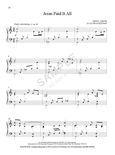 Forever God Is Faithful (Piano) by MCDONALD, D| J.W. Pepper Sheet Music