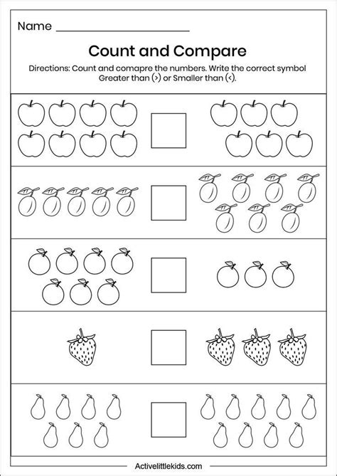 30 Compare Worksheets In Excel 13 In 2024 Comparing Numbers Worksheet