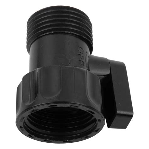 Plastic Garden Hose Shut Off Valve With 3 4 Thread Connector Coupling 12 Pack