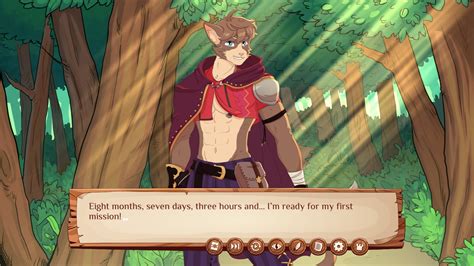 Burrow Of The Fallen Bear A Gay Furry Visual Novel Stash Games Tracker