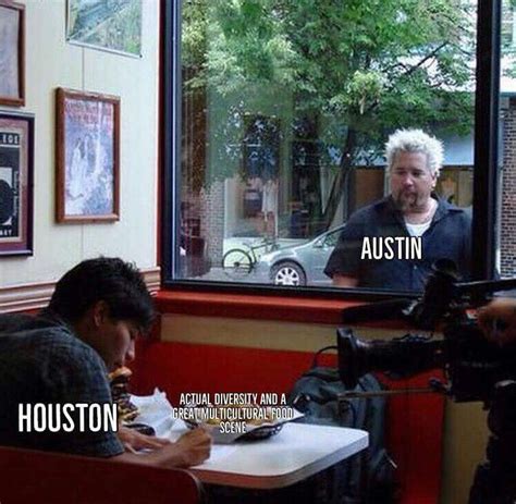 Guy Fieri And Memes Highlight Rivalry Between Houston Austin Dallas