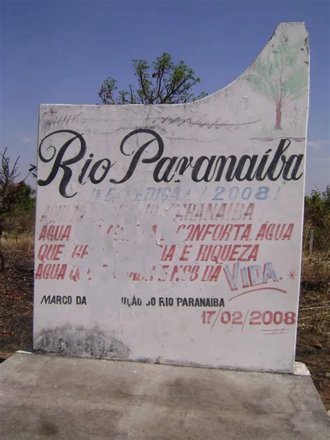 Placa Na Nascente Do Rio Parana Ba Mapio Net