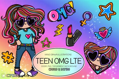 Teen Omg Doll Graphic By Cpddgraphics · Creative Fabrica