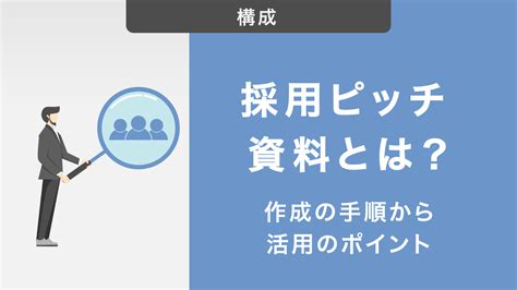 優秀な人材を惹きつける採用ピッチ資料とは？ 作成の手順から活用のポイントまで徹底解説 Document Studio ビジネス資料