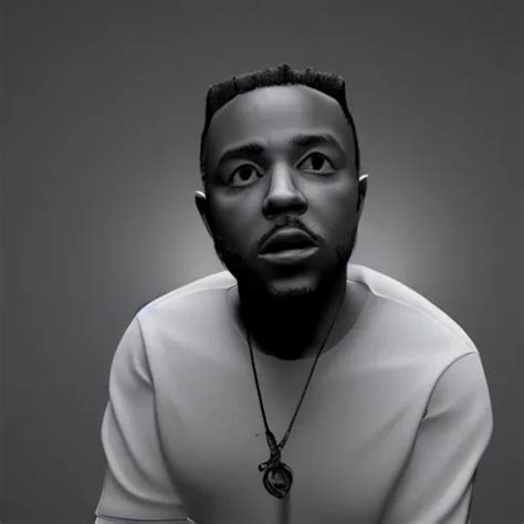 3 D Model Of Kendrick Lamar Rendered In Unreal Stable Diffusion