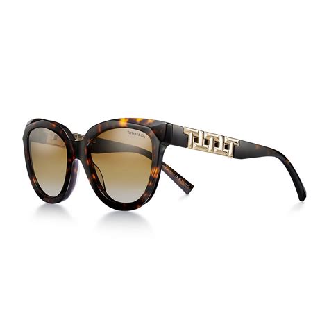 Tiffany T True Sunglasses in Tortoise Acetate with Brown Gradient ...