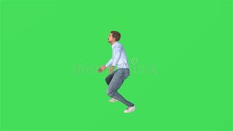 3d Handsome Actor Man on Green Screen Dancing Hip Hop and Having Fun in Chroma K Stock Video ...