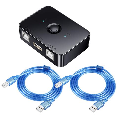 Qianrenon Usb Printer Sharing Switch Porte Usb B Stampa