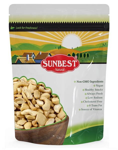 Amazon Sunbest Natural Cashew Pieces Raw Unsalted Unroasted