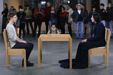 Visitors Invited To Squeeze Through Naked Models In Marina Abramovi S