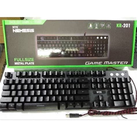 Jual Nyk Kr Nemesis Keyboard Gaming Plat Besi Game Master Shopee