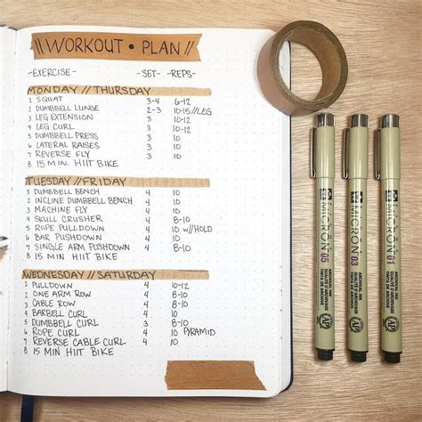 Fitness Bullet Journal Ideas To Keep You Motivated Artofit