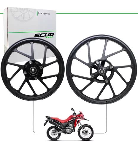 Roda Liga Leve Honda Xre 300 2009 A 2024 Preto Fosco Scud