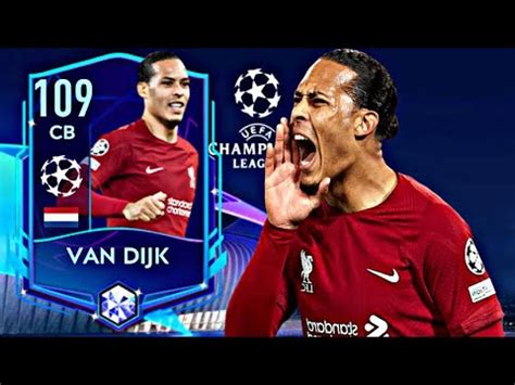 AMAZING CB 109 RATED VIRGIL VAN DIJK GAMEPLAY REVIEW FIFA MOBILE 23 UCL