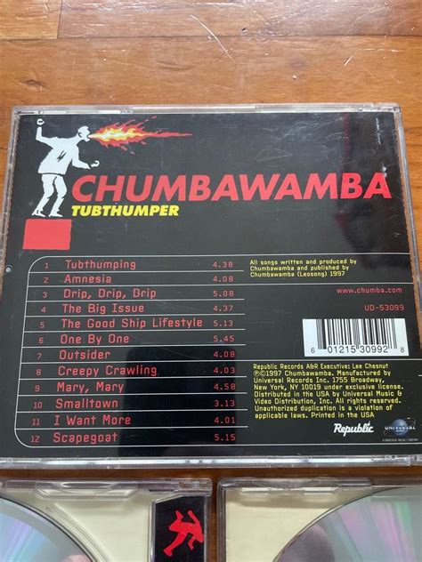 Chumbawamba Tubthumper Tubthumping CD Hobbies Toys Music Media