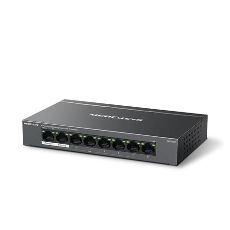 MS108GP 8 Port Gigabit Desktop Switch With 7 Port PoE Welcome To