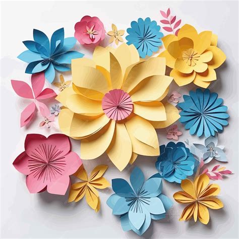 Flores de papel origami y mariposas flores de papel origami y mariposas flores de papel origami ...