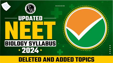 Updated NEET Biology Syllabus 2024 Deleted And Added Topics PW Store