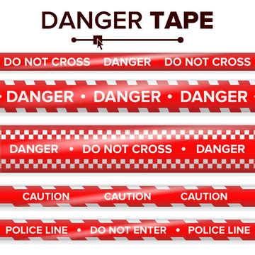 Danger Tape Vector Art PNG Danger Tape Vector Red And White Warning