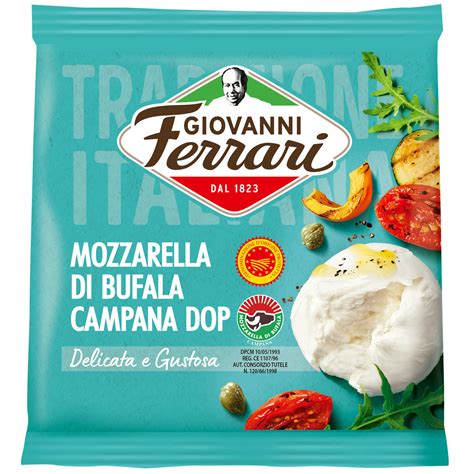 Mozzarella Di Bufala Campana AOP GIOVANNI FERRARI le sachet de 125g à