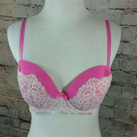 Victorias Secret Dream Angels Lace Lined Demi Underwire Bra 36b