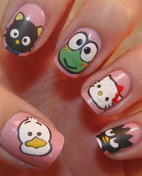 15 + Cute & Simple Hello Kitty Nail Art Designs & Stickers | Nail Art For Beginners | Girlshue