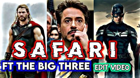 Safari Ft Thor X Iron Man X Captain America Edit Video Status Awesome