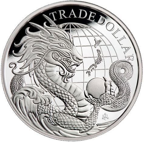 Silver Ounce 2023 Modern Japanese Trade Dollar, Coin from Saint Helena - Online Coin Club