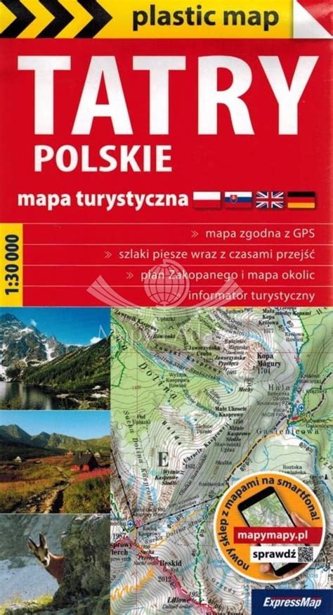 Tatry Polskie Mapa SkŁadana Foliowana E Map