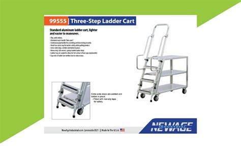 Ladder Cart 99555 Brochures Flyers New Age Industrial