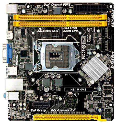 Материнская плата Biostar H81MHV3 (s1150, Intel H81, PCI-Ex16) – фото ...