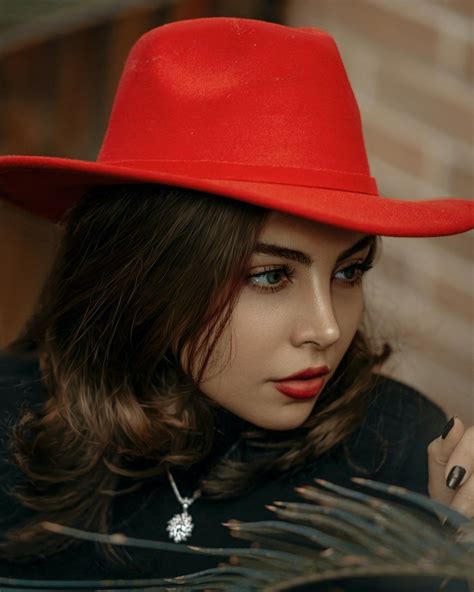 Fedora Cowboy Hats Beautiful Pictures Red Woman Fashion Moda