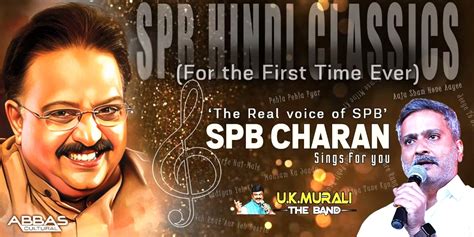 Spb Hindi Classics By Spb Charan Live Concert Vani Mahal Chennai