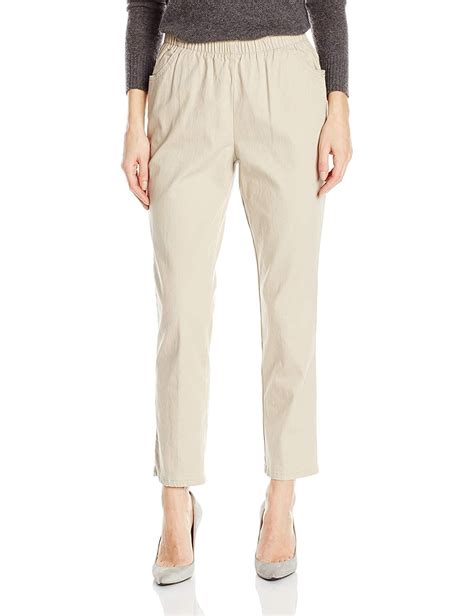 Chic Classic Collection Stretch Elastic Waist Pant