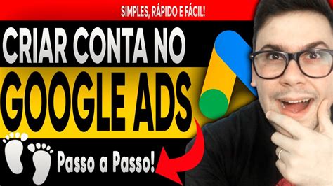 Como Criar Conta No Google Ads Google Ads Para Afiliados Youtube