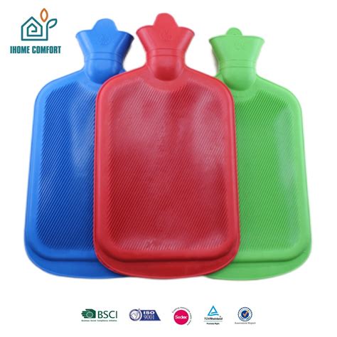 Rubber Classical Hot Water Bottle Thickened Portable Water Filled