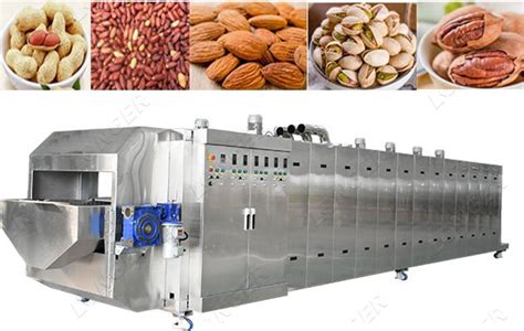 Continuous Hazelnut Roasting Machine Nuts Roaster Equipment