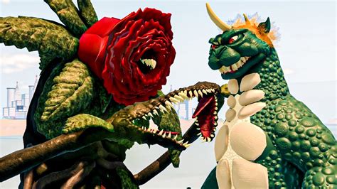 GABARA Vs ROSE BIOLLANTE Roblox Kaiju Universe YouTube