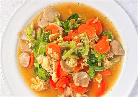 Resep Capcay Kuah Praktis Sehat Enak Oleh Fidela Sadewo Cookpad