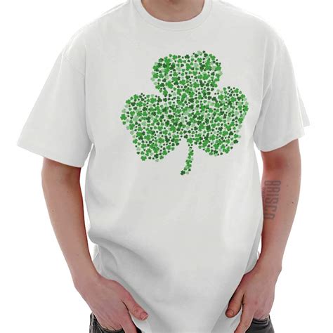 St Patricks Day Luck Shamrock Irish Clover T Shirt Tee 6211 Seknovelty