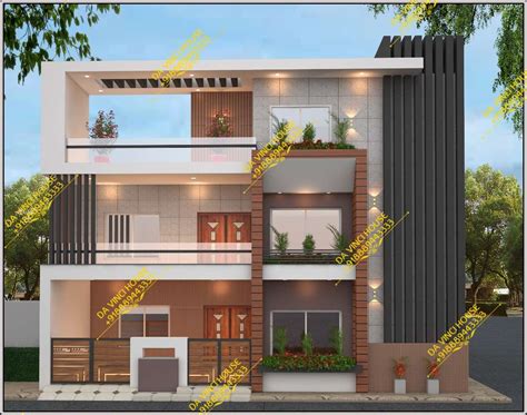 Exterior Lighting Designs By D Cad Da Vinci House Elevation