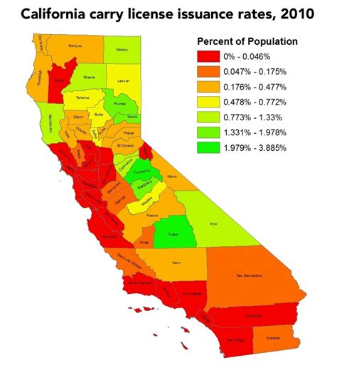 California Ccw Map - Printable Maps