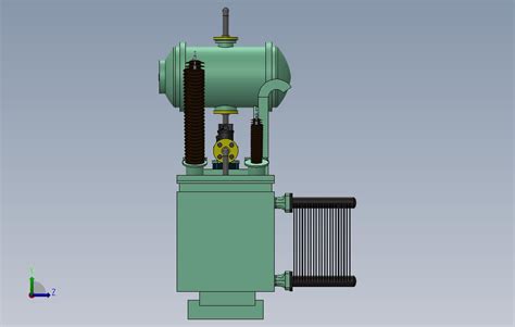 降压变压器solidworks 2018模型图纸下载 懒石网