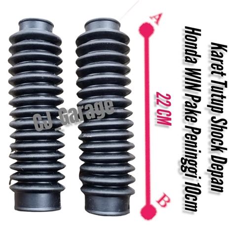 Jual Karet Spiral Karet Boot Shock Karet Penutup Shock Depan Honda Win